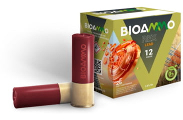 Image of Ammo, Inc. Bioammo REX 12 Gauge 2.75in 1 oz Shotgun Ammo, 8 Shot Size, 25 Rounds, BR2880