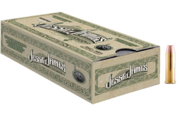 Image of Ammo, Inc. Jesse James .38 Special 125 Grain Full Metal Jacket Brass Cased Pistol Ammo, 50 Rounds, 38125TMC