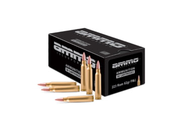 Image of Ammo, Inc. Shield 223 REM 62 Grain FMJ Brass Cased Rifle Ammo, 50 Round, 223062FMJ-A50