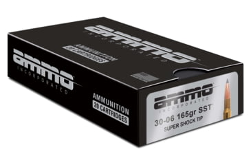 Image of Ammo, Inc. Signature .30-06 Springfield 165 Gr Super Shock Tip Brass Cased Rifle Ammo, 20 Rounds, 3006165SST-A20