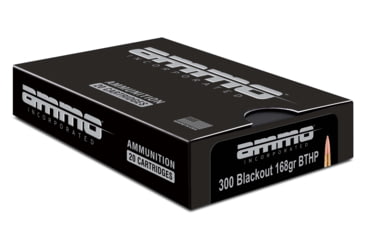 Image of Ammo, Inc. Signature 300 Blackout 168 Grain BTHP Brass Case Rifle Ammo, 20 Rounds, 300B168BTHP-A20