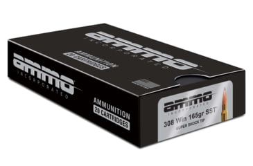 Image of Ammo, Inc. Signature 308 Winchester 165 Grain SST Brass Case Rifle Ammo, 20 Rounds, 308165SST-A20