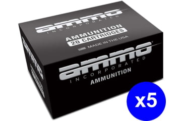 Image of Ammo, Inc. Signature .380 ACP 90 grain Jacketed Hollow Point Brass Cased Centerfire Pistol Ammo, 100 Rounds