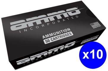 Image of Ammo, Inc. Signature 9mm Luger 115 grain Total Metal Jacket Brass Cased Centerfire Pistol Ammo, 500 Rounds