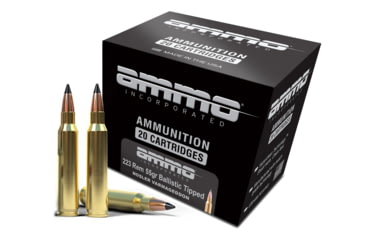 Image of Ammo, Inc. Varmageddon .223 Rem 55 Grain Ballistic Tipped Centerfire Rifle Ammo, 20 Rounds, 223055VG-A20