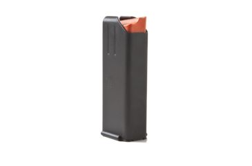 Image of Ammunition Storage Components 10rd 9mm Stainless Steel Colt Style Magazine, Marlube with Orange Follower, Black, 10-9MM-AR-SS-BM-O-ASC