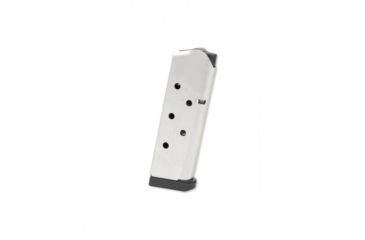 Image of Ammunition Storage Components 1911 .45 7-Round Nat Stainless Steel Magazine, Overmld, Flr, Plt, 7191145NSSOM