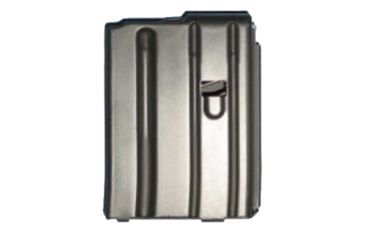 Image of Ammunition Storage Components AR-15 .223 Aluminum 5-Round Magazine, Grey Moly/Orange Follower ASC5223ALGMOASC