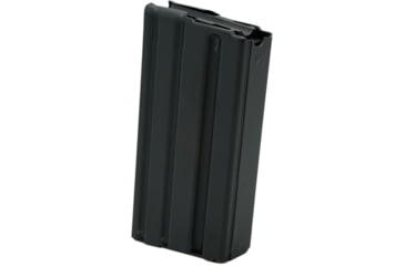 Image of Ammunition Storage Components AR-15 450 Bushmaster Stainless Steel Magazine, 5 Round, Black Marlube/Black Follower, 5-450-SS-BM-B-ASC