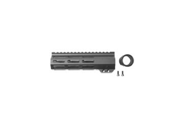 Image of Ammunition Storage Components AR15 7in Free Float MLOK Handguard with Aluminum Barrel Nut, Hardcoat Anodize, Black, AR15-7-MLOK-HG