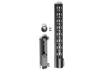 Image of Ammunition Storage Components AR15 Billet Slick Side Upper Receiver, 15in Free Float MLOK Handguard Combo, Black, AR15-BSSU-15-MLOK-HG-Combo