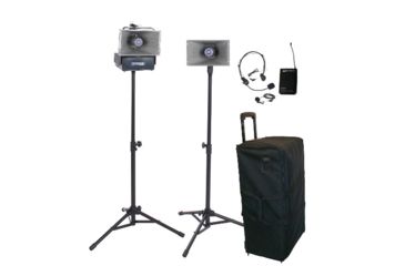 Image of AmpliVox Wireless Half-Mile Hailer Kit, Black, SW630