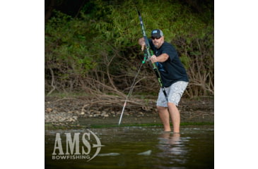 Image of Ams Bowfishing Water Moc Recurve Bow Only Rh Green