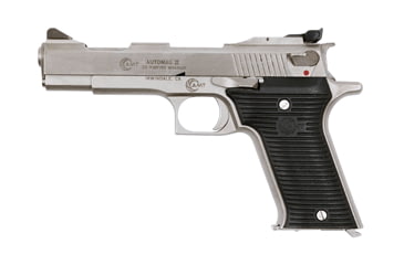 Image of Arcadia Machine &amp; Tool Automag-II Pistol, .22 Winchester Magnum Rimfire, 4.5in barrel, stainless steel frame, grooved Lexan grip, blowback operated semi-auto, adj. Millett rear sight, 9 round magazine, AMTAMII.22WRMGR4.51FRRMPG