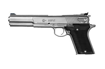 Image of Arcadia Machine &amp; Tool Automag-IV Pistol, .45 Winchester Magnum, 6.5in barrel, stainless steel frame, grooved Lexan grip, recoil operated semi-automatic, adj. Millett rear sight, 7 round magazine, AMTAMIV.45WRMG6.51FRRMPG