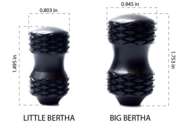 Image of Anarchy Outdoors Bolt Knob, Big Bertha, Black, 791617485662