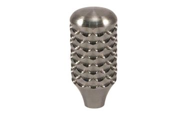 Image of Anarchy Outdoors Bolt Knob - Dragon Scale, 5/16x24, Long, 1.9in, Polished Titanium TBK-DS-L