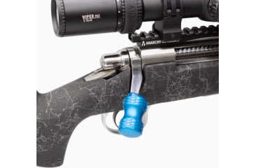 Image of Anarchy Outdoors Clamp-On Bolt Knob for Remington 700, Blue, 791617489431