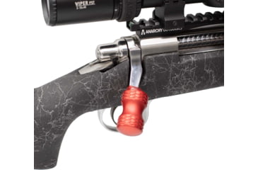 Image of Anarchy Outdoors Clamp-On Bolt Knob for Remington 700, Red, 791617489417