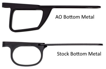 Image of Anarchy Outdoors CZ 457 Bottom Metal, w/o Barricade Stop, Black, 791617483514
