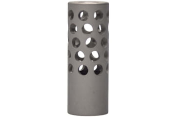 Image of Anarchy Outdoors Full Port Muzzle Brake, .30 cal, 1/2x28, Matte Silver, 791617486409