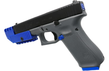 Image of Anarchy Outdoors Glock 9mm/.40S&amp;W/.357 SIG/.45 GAP Extended Mag Release, Blue, Gen 4/5, 791617488250