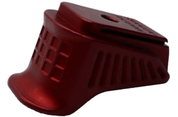 Image of Anarchy Outdoors Ruger American Compact 9mm Grip Extension/Pinky Rest, Red, 791617486515