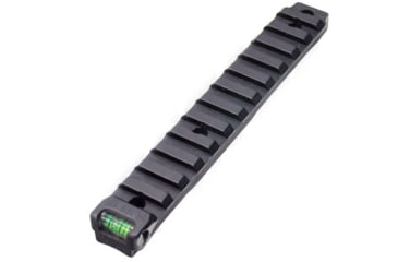 Image of Anarchy Outdoors Ruger Precision Rimfire 00 MOA Scope Base w/ Bubble Level, Short Action, Black, 791617486195