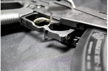 Image of Anarchy Outdoors Ruger Precision Rimfire Extended Magazine Release Whale Tail, Black, 791617486102