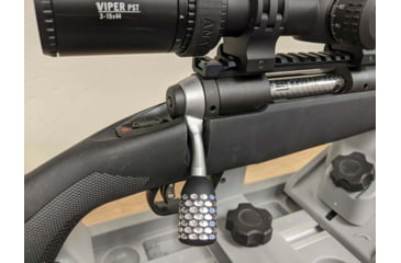 Image of Anarchy Outdoors Threaded Bolt Handle Upgrade, Savage 10/110, Silver, 791617485778