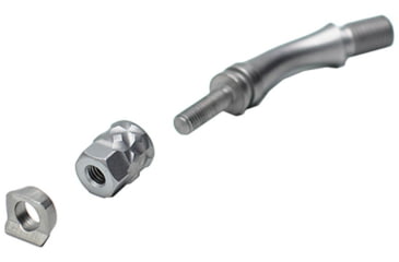 Image of Anarchy Outdoors Tikka T1x Threaded Adjustable Bolt Handle Upgrade, Right Hand, Silver, 791617485068