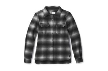 Image of Smartwool Anchor Line Shirt Jacket-Women's, Medium Gray, Extra Small, SW000346052-XS