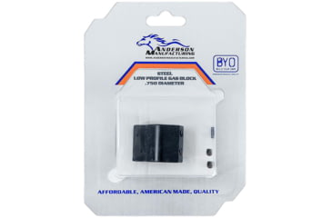 Image of Anderson G2L054CA01-0P Low Profile Gas Block .750 Nitride Steel