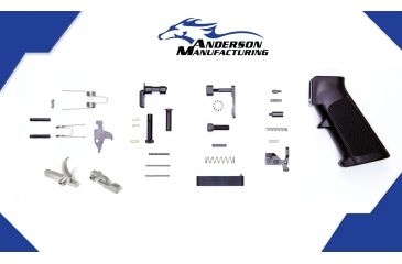Image of Anderson Manufacturing Lower Parts Kit - Stainless Steel Hammer &amp; Trigger - Retail Packaged G2-K421-A000-0P, EDEMO2