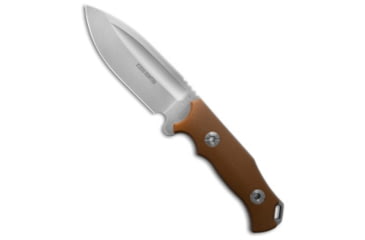 Image of Andre De Villiers Andre De Villiers Kudu Hunter Fixed Blade Knife Tan G-10 4.5" Satin, Tan, AUS-10, adult, BHQ-203458