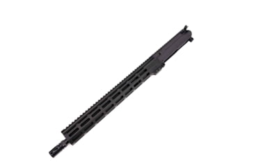 Image of Andro Corp Industries AR-15 Complete M-LOK Upper Receiver with Flash Hider Assembly, .300BLK, 24.75in, 16in Barrel, Medium, Pistol Length, 1-7 Twist, 5/8x24 Thread, A2, Anodized, Black, U30016