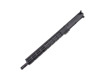 Image of Andro Corp Industries AR-15 Complete M-LOK Upper Receiver with Flash Hider Assembly, 5.56 NATO, 24.75in, 16in Barrel, Medium, Mid Length, 1-7 Twist, 1/2x28 Thread, A2, Anodized, Black, U55616ML