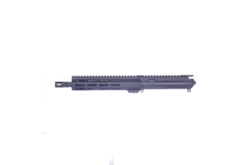 Image of Andro Corp Industries AR-15 Complete M-LOK Upper Receiver with Flash Hider Assembly, 5.56 NATO, 18.75in, 10.3in Barrel, Govt, Carbine Length, 1-7 Twist, 1/2x28 Thread, A2, Anodized, Black, U556103ML