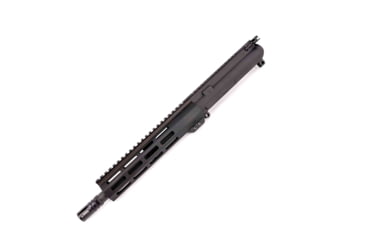 Image of Andro Corp Industries AR-15 Complete M-LOK Upper Receiver with Flash Hider Assembly, .300BLK, 18in, 10in Barrel, Medium, Pistol Length, 1-7 Twist, 5/8x24 Thread, A2, Anodized, Black, U30010