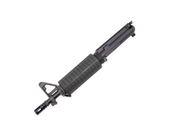 Image of Andro Corp Industries AR-15 Complete M-LOK Upper Receiver with Flash Hider Assembly w/Fmark Front Sight Base, 5.56 NATO, 18.75in, 10.3in Barrel, Govt, Carbine Length, 1-7 Twist, 1/2x28 Thread, A2, Anodized, Black, U556103M4F