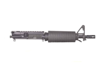 Image of Andro Corp Industries AR-15 Complete M-LOK Upper Receiver with Flash Hider Assembly w/Fmark Front Sight Base, 5.56 NATO, 18.75in, 10.3in Barrel, Govt, Carbine Length, 1-7 Twist, 1/2x28 Thread, A2, Anodized, Black, U556103M4F