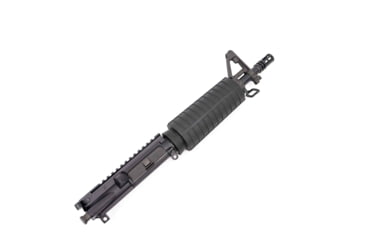 Image of Andro Corp Industries AR-15 Complete M-LOK Upper Receiver with Flash Hider Assembly w/Fmark Front Sight Base, 5.56 NATO, 18.75in, 10.3in Barrel, Govt, Carbine Length, 1-7 Twist, 1/2x28 Thread, A2, Anodized, Black, U556103M4F