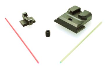 Image of Angry Bear Arms Fiber Optic Low Profile, M&amp;P, .195 Front, .255 Rear, Black, Small, ABA127