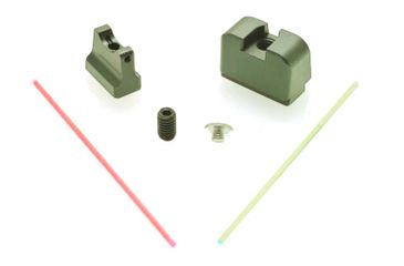 Image of Angry Bear Arms Glock MOS RMR Cut Fiber Optic Extra Tall Profile, Small Frame, Black, Small, ABA120