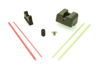 Image of Angry Bear Arms Glock RMR Cut Big Dot Front &amp; Fiber Optic Rear Tall Profile, Large Frame, Black, Large, ABA119