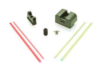 Image of Angry Bear Arms Glock RMR Cut Big Dot Front &amp; Fiber Optic Rear Tall Profile, Large Frame, Black, Large, ABA119