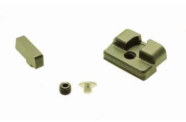 Image of Angry Bear Arms Glock RMR Cut Blank Serrated Low Profile Sight Kit, Black, Small, ABACBS