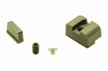 Image of Angry Bear Arms Glock RMR Cut Blank Serrated Tall Profile Sight Kit, Black, Small, ABATBS