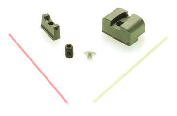 Image of Angry Bear Arms Glock RMR Cut Fiber Optic Tall Profile, Small Frame, Black, Small, ABA122