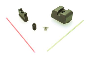 Image of Angry Bear Arms Glock RMR Cut Fiber Optic Tall Profile, Small Frame, Black, Small, ABA122